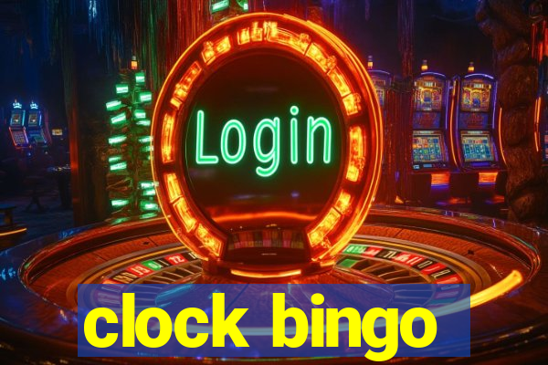 clock bingo