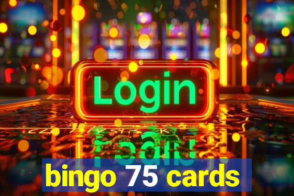 bingo 75 cards