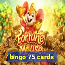 bingo 75 cards