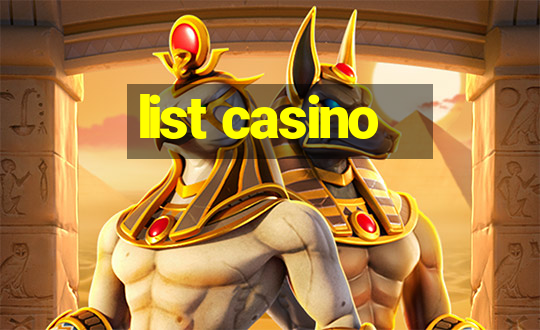 list casino