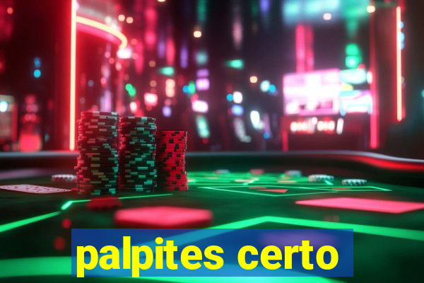 palpites certo