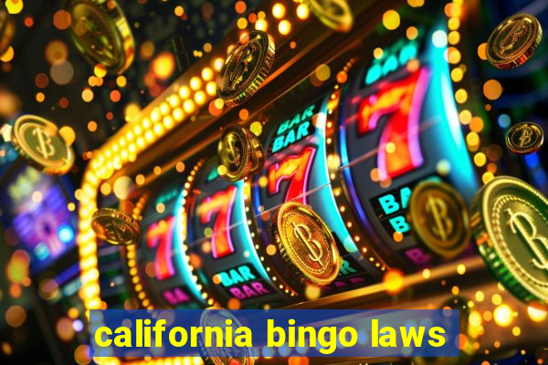 california bingo laws