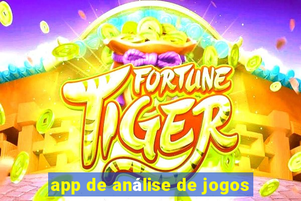 app de análise de jogos