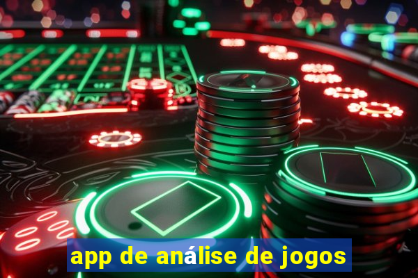 app de análise de jogos