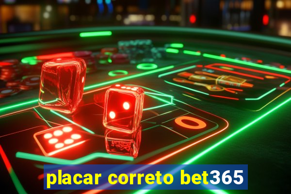 placar correto bet365