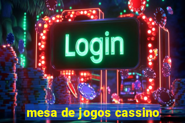 mesa de jogos cassino