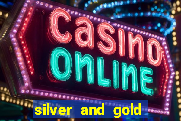 silver and gold slot machine