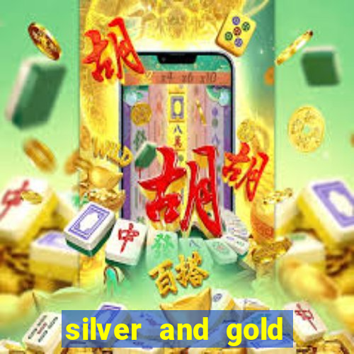 silver and gold slot machine