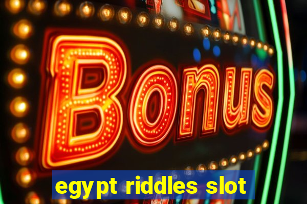 egypt riddles slot