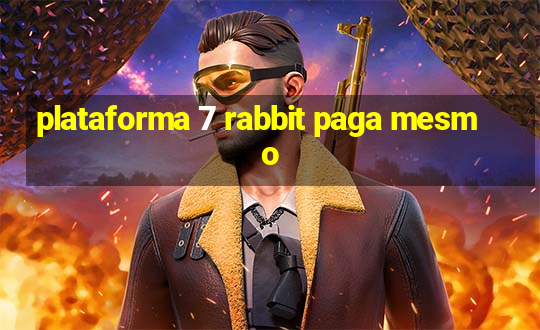 plataforma 7 rabbit paga mesmo