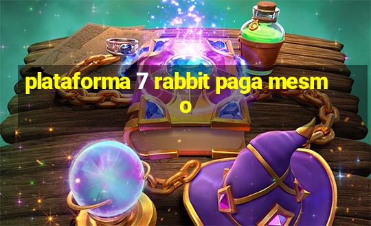 plataforma 7 rabbit paga mesmo