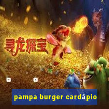 pampa burger cardápio