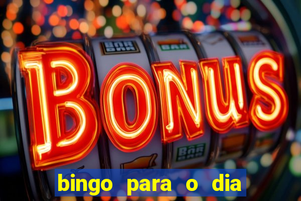 bingo para o dia da mulher