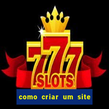 como criar um site de jogos