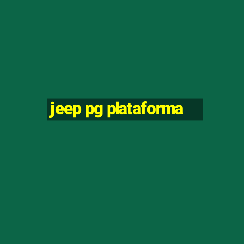 jeep pg plataforma