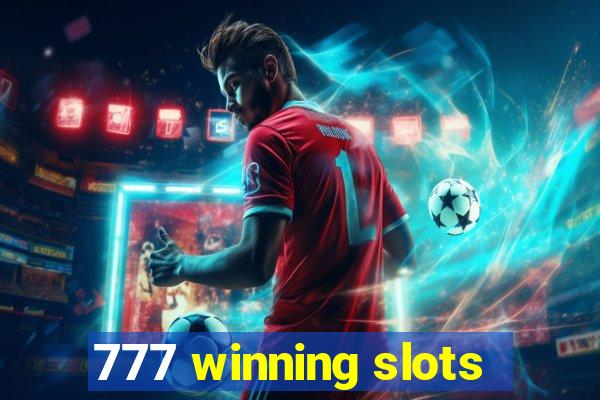 777 winning slots