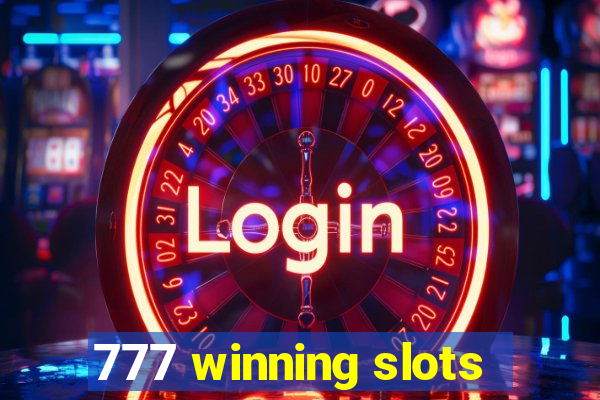 777 winning slots