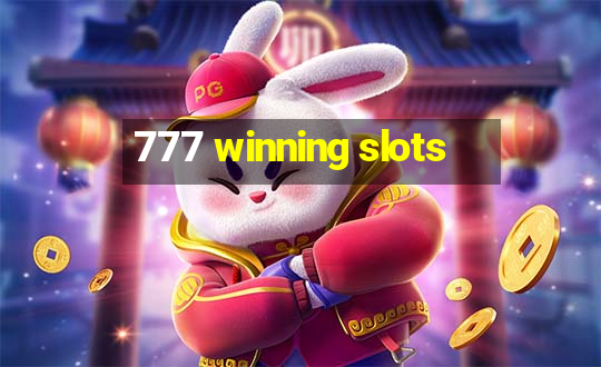 777 winning slots