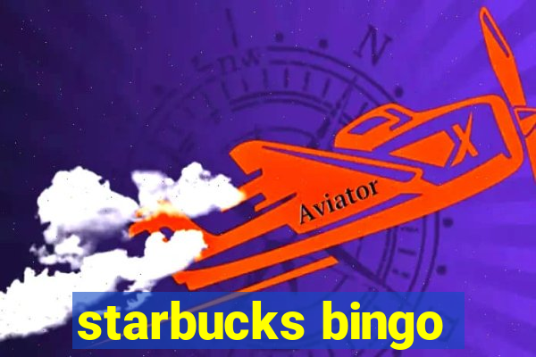 starbucks bingo