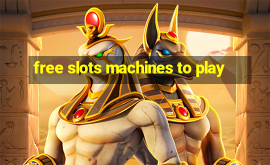 free slots machines to play