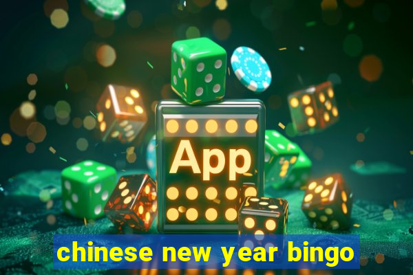 chinese new year bingo