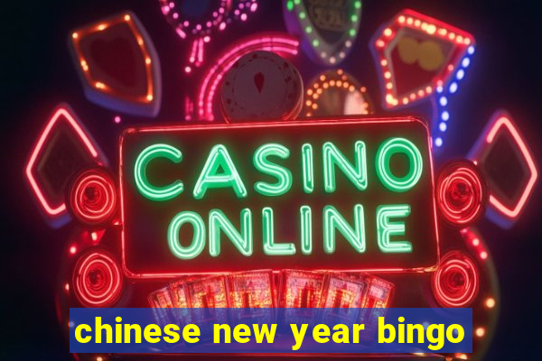 chinese new year bingo