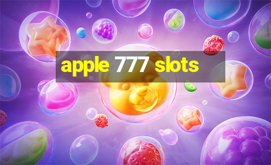 apple 777 slots