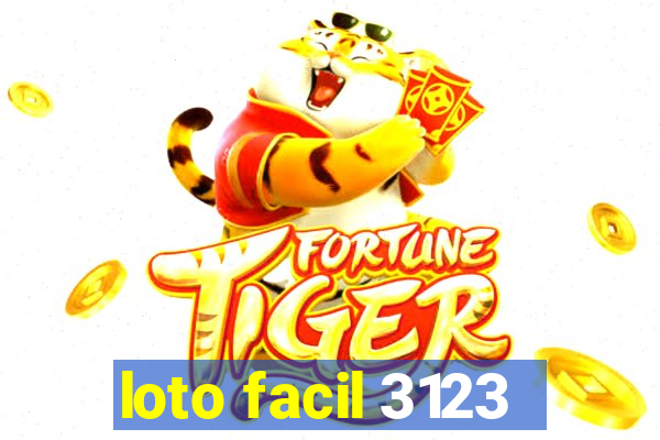 loto facil 3123