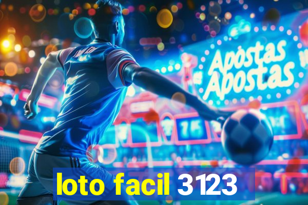 loto facil 3123