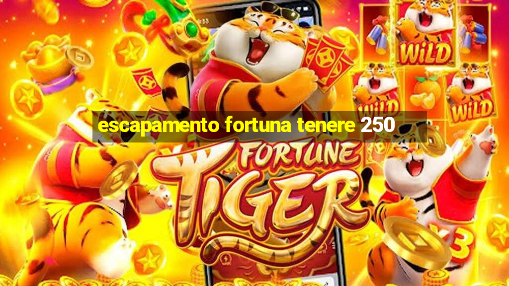 escapamento fortuna tenere 250