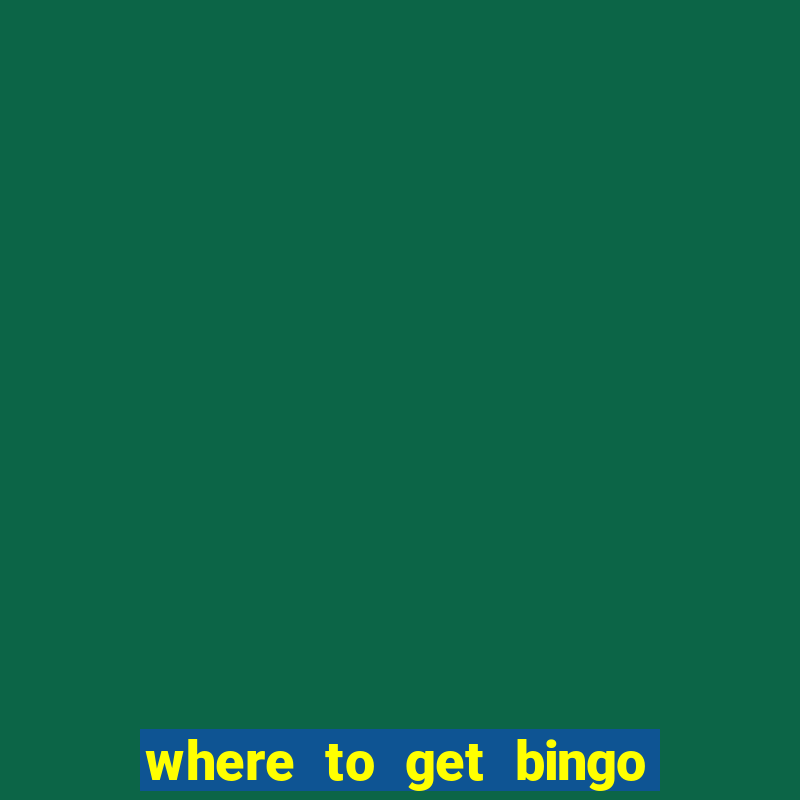 where to get bingo set in singapore