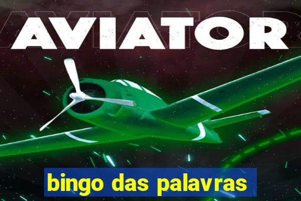 bingo das palavras