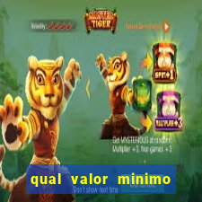 qual valor minimo para jogar na blaze