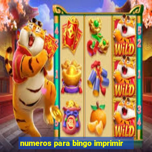 numeros para bingo imprimir