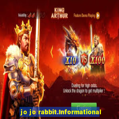 jo jo rabbit.Informational