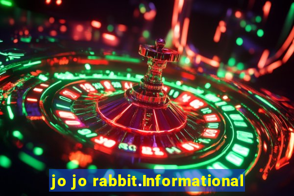 jo jo rabbit.Informational