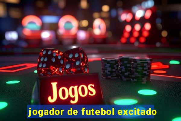 jogador de futebol excitado