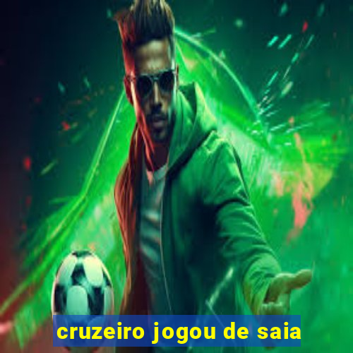 cruzeiro jogou de saia