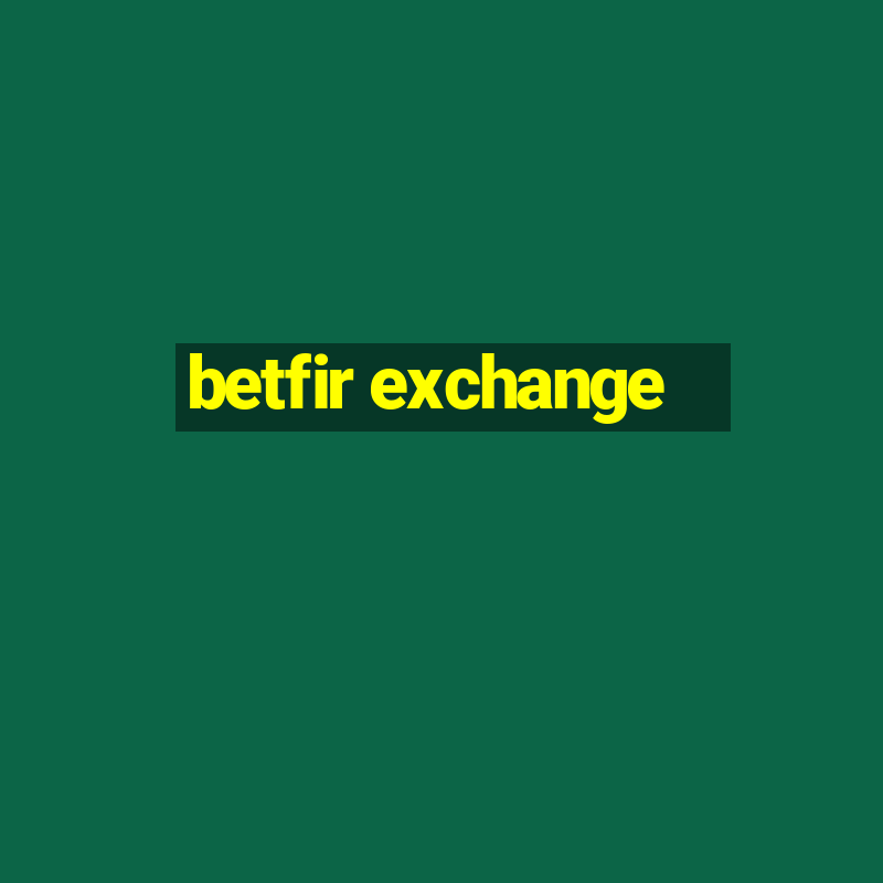 betfir exchange