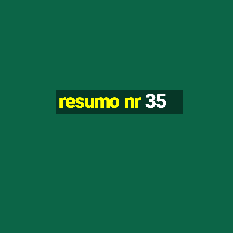 resumo nr 35