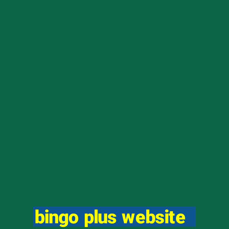 bingo plus website