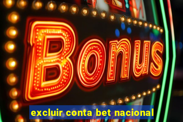 excluir conta bet nacional