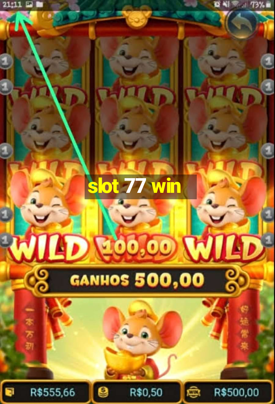 slot 77 win