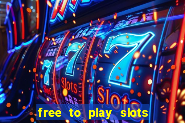 free to play slots no download