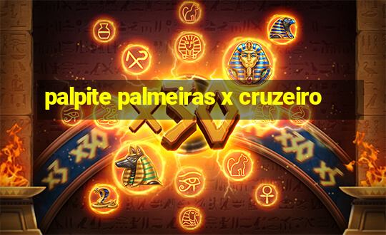 palpite palmeiras x cruzeiro