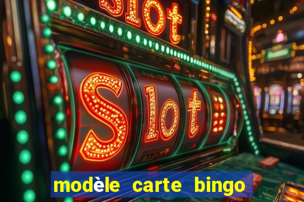 modèle carte bingo quarantaine gratuit