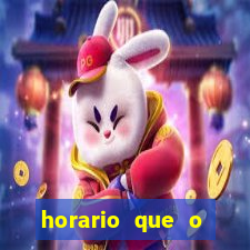 horario que o rabbit paga