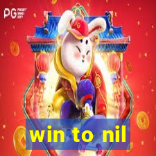 win to nil