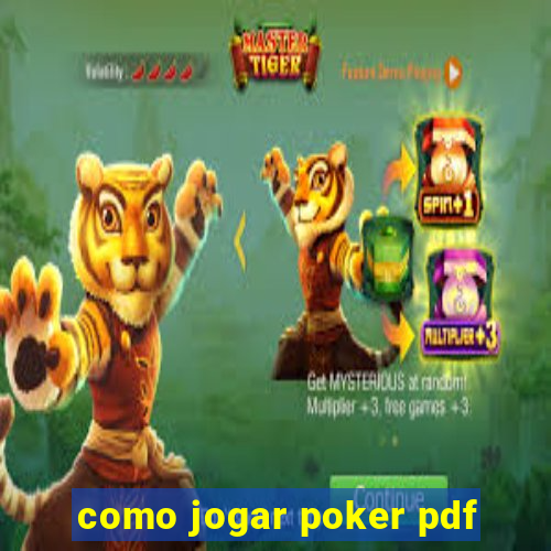 como jogar poker pdf