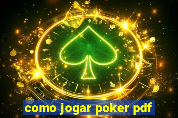 como jogar poker pdf